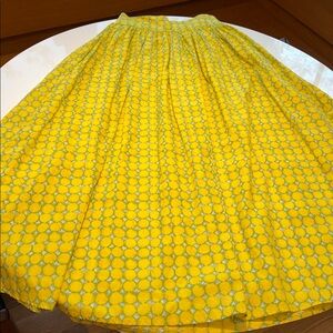 Sundance Yellow, blue, and White Maxi Skirt